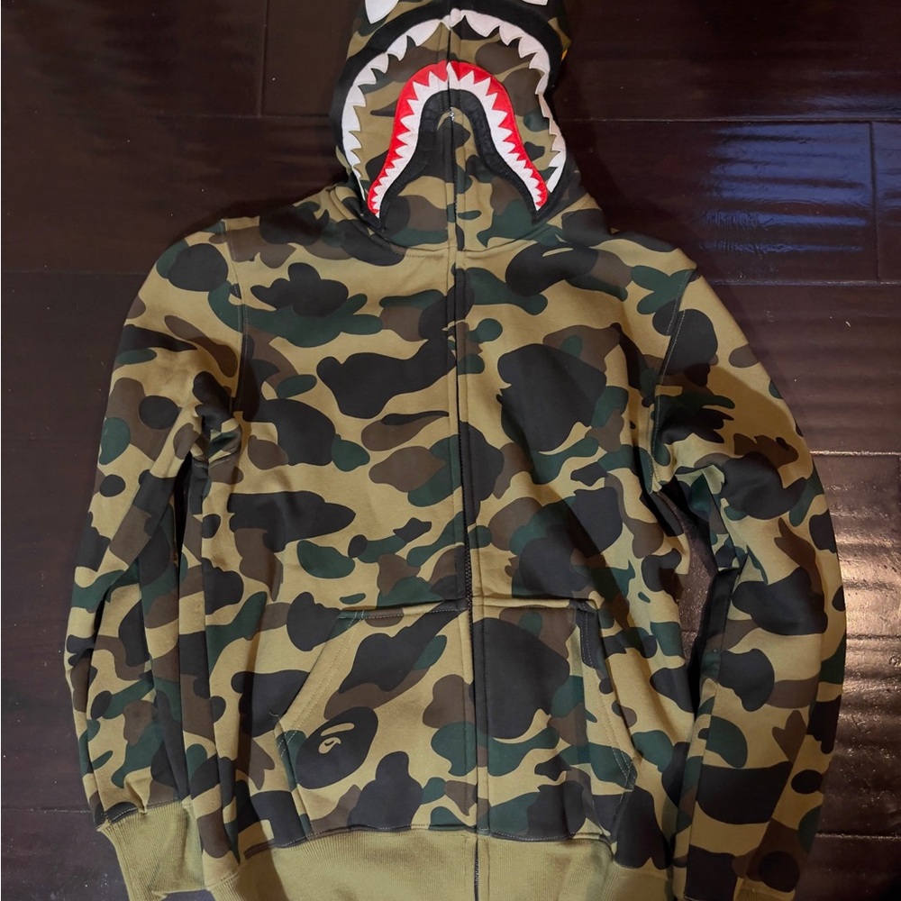 Bape Camo Zip Up Hoodie